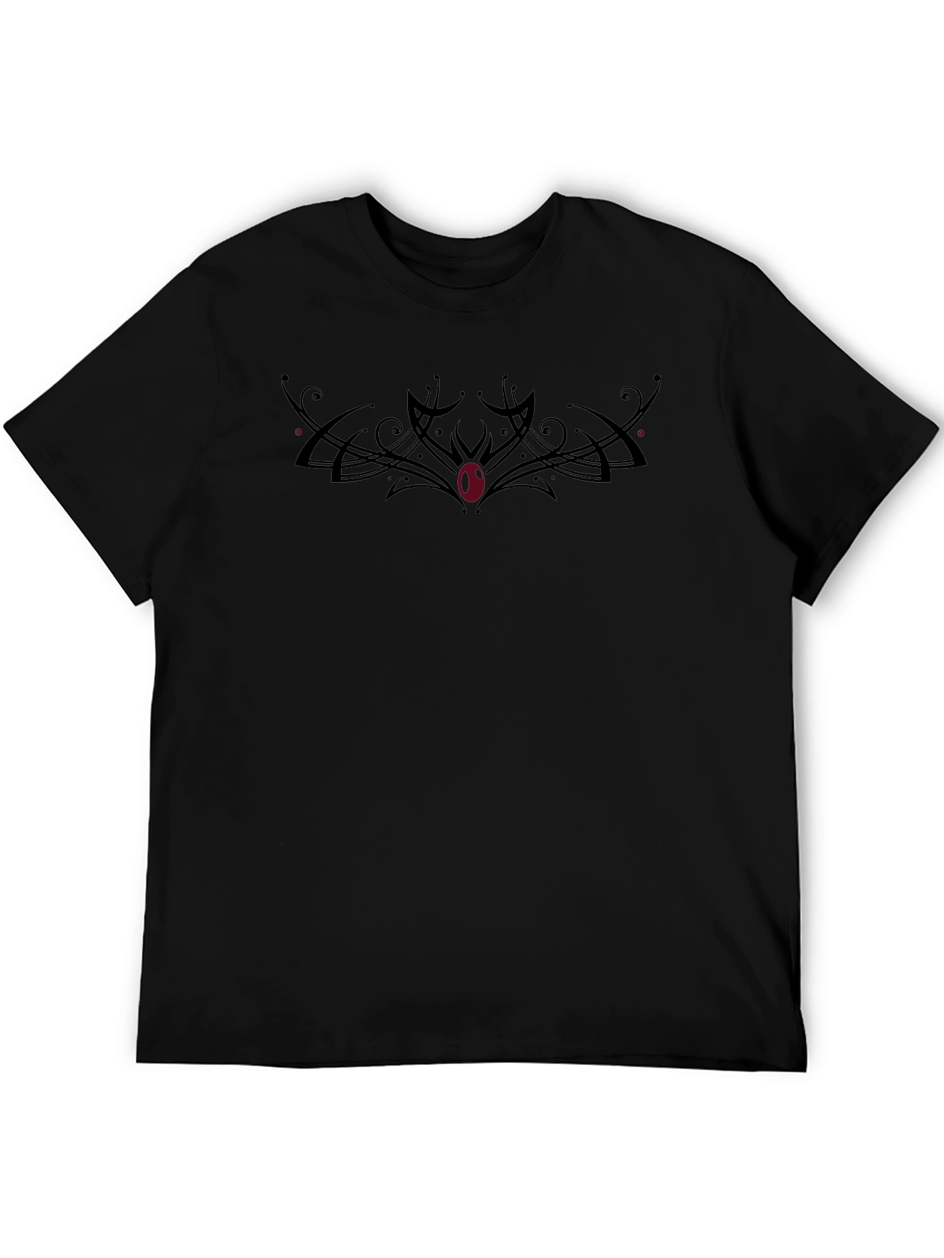 Gothic Ornament Mens T-Shirt - Black