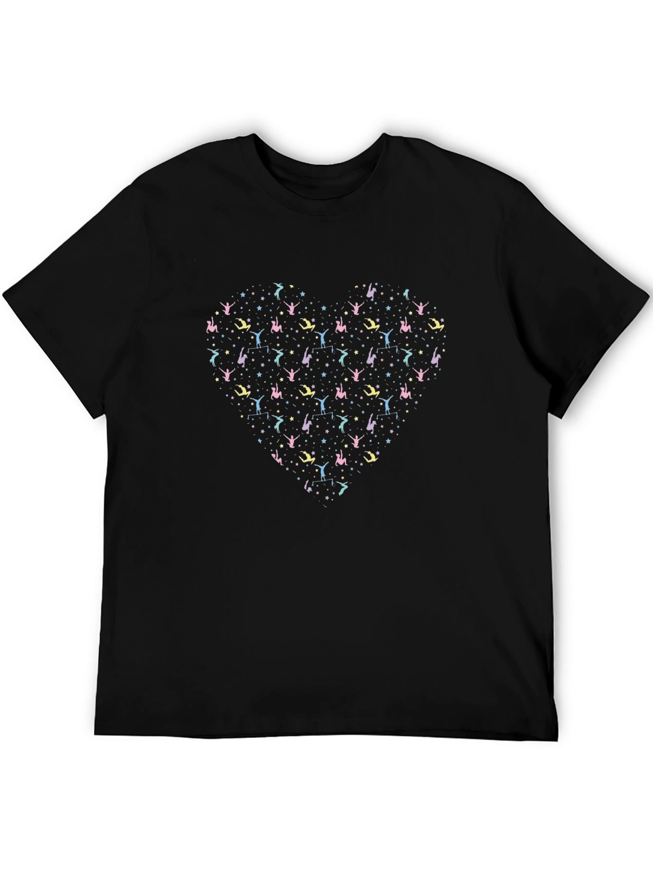 Heart Gymnastics T-Shirt - Unique Athlete Gift