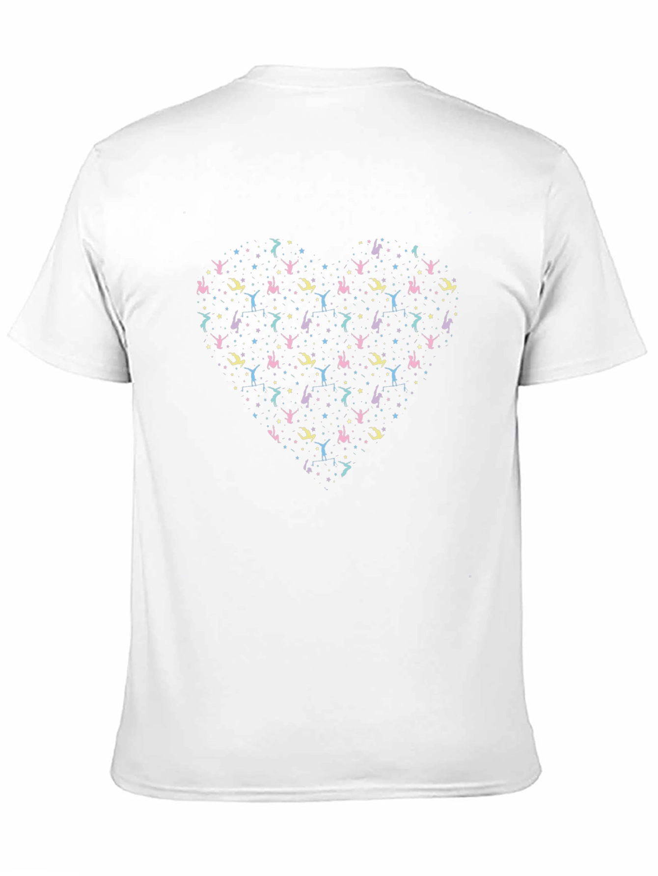 Heart Gymnastics T-Shirt - Unique Athlete Gift