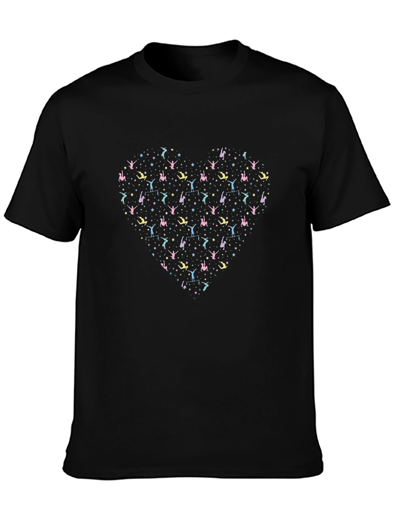 Heart Gymnastics T-Shirt - Unique Athlete Gift