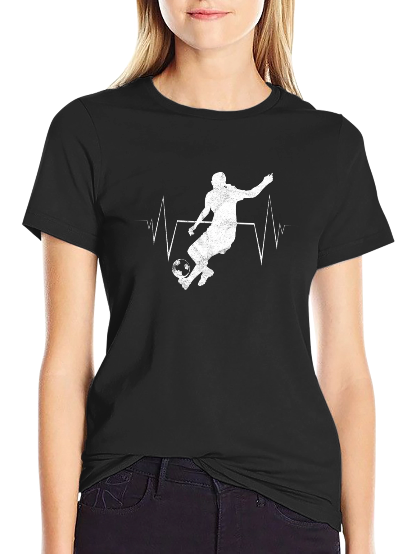 Soccer Heartbeat T-Shirt - Passion for the Game
