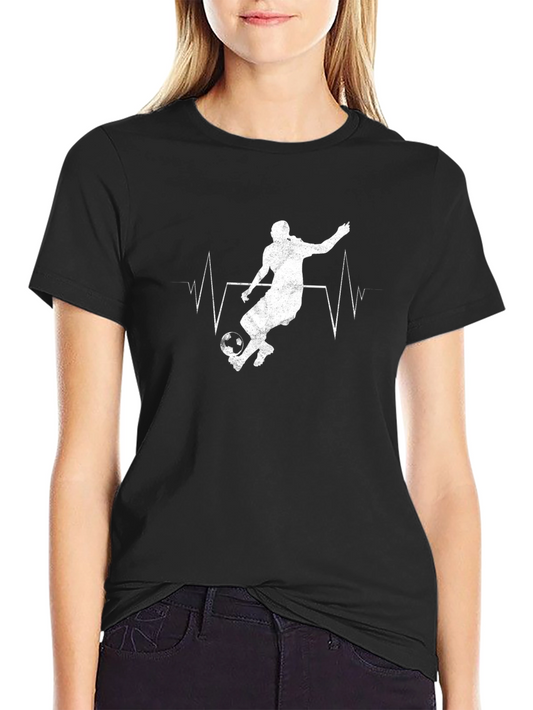 Soccer Heartbeat T-Shirt - Passion for the Game