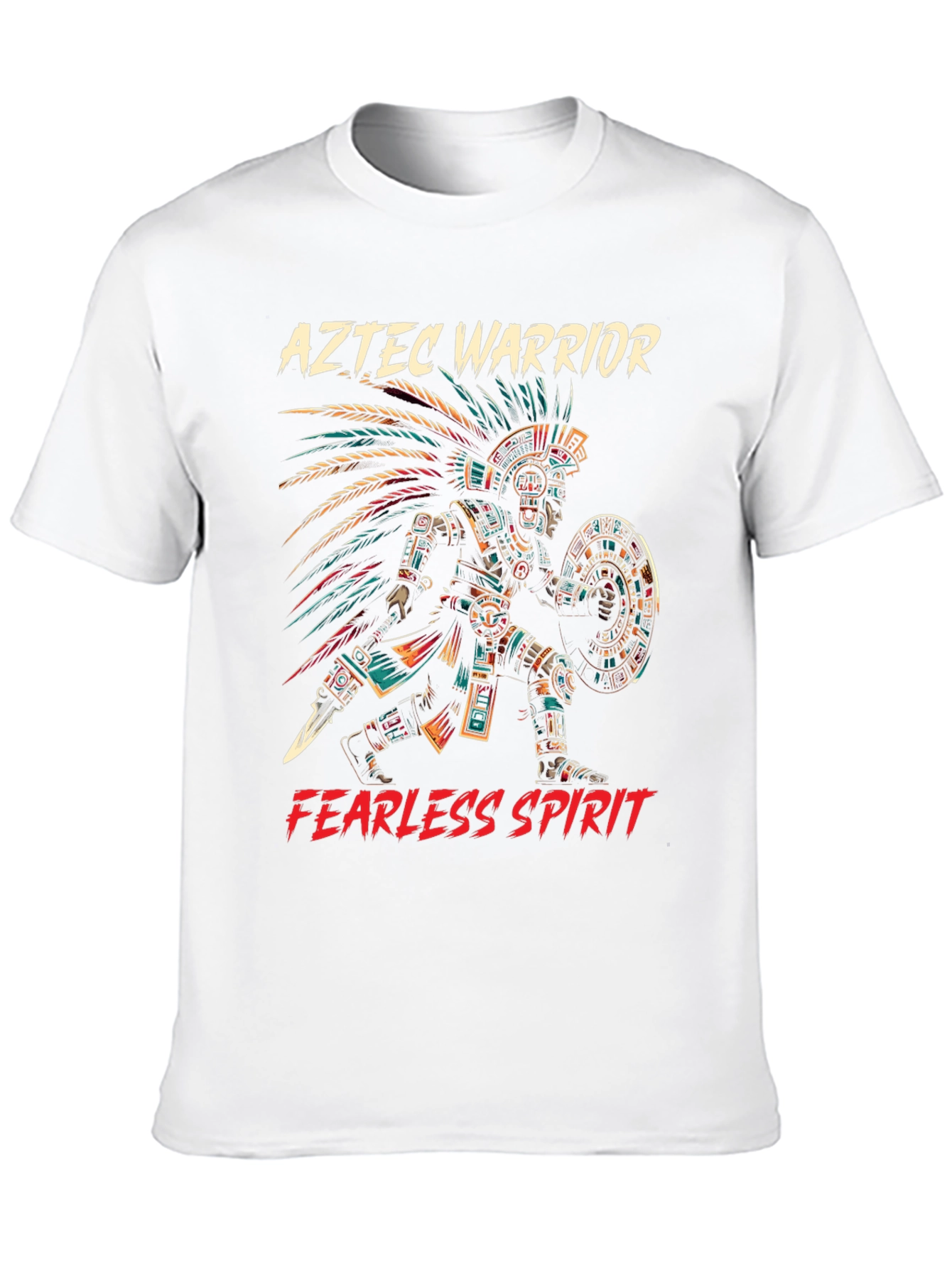Aztec Warrior T-Shirt - Fearless Spirit Tee