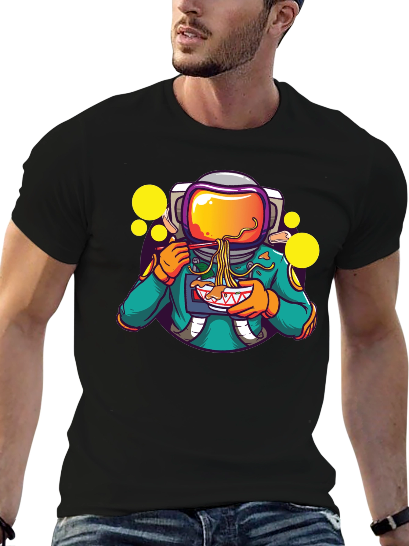 Astronaut Ramen T-Shirt - Space Foodie