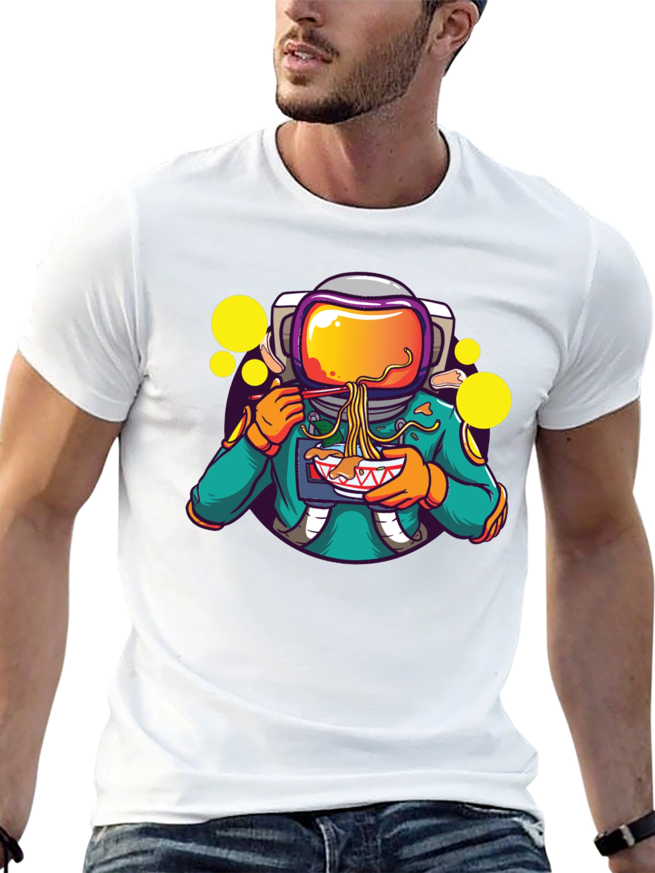 Astronaut Ramen T-Shirt - Space Foodie
