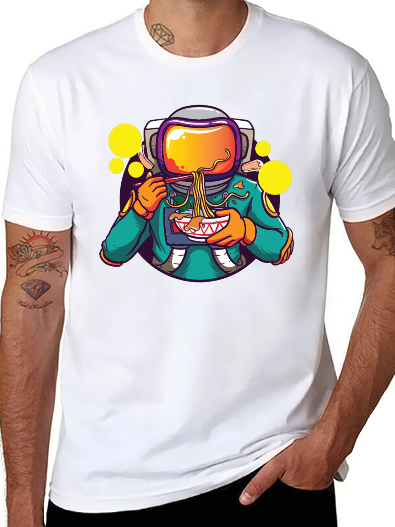 Astronaut Ramen T-Shirt - Space Foodie