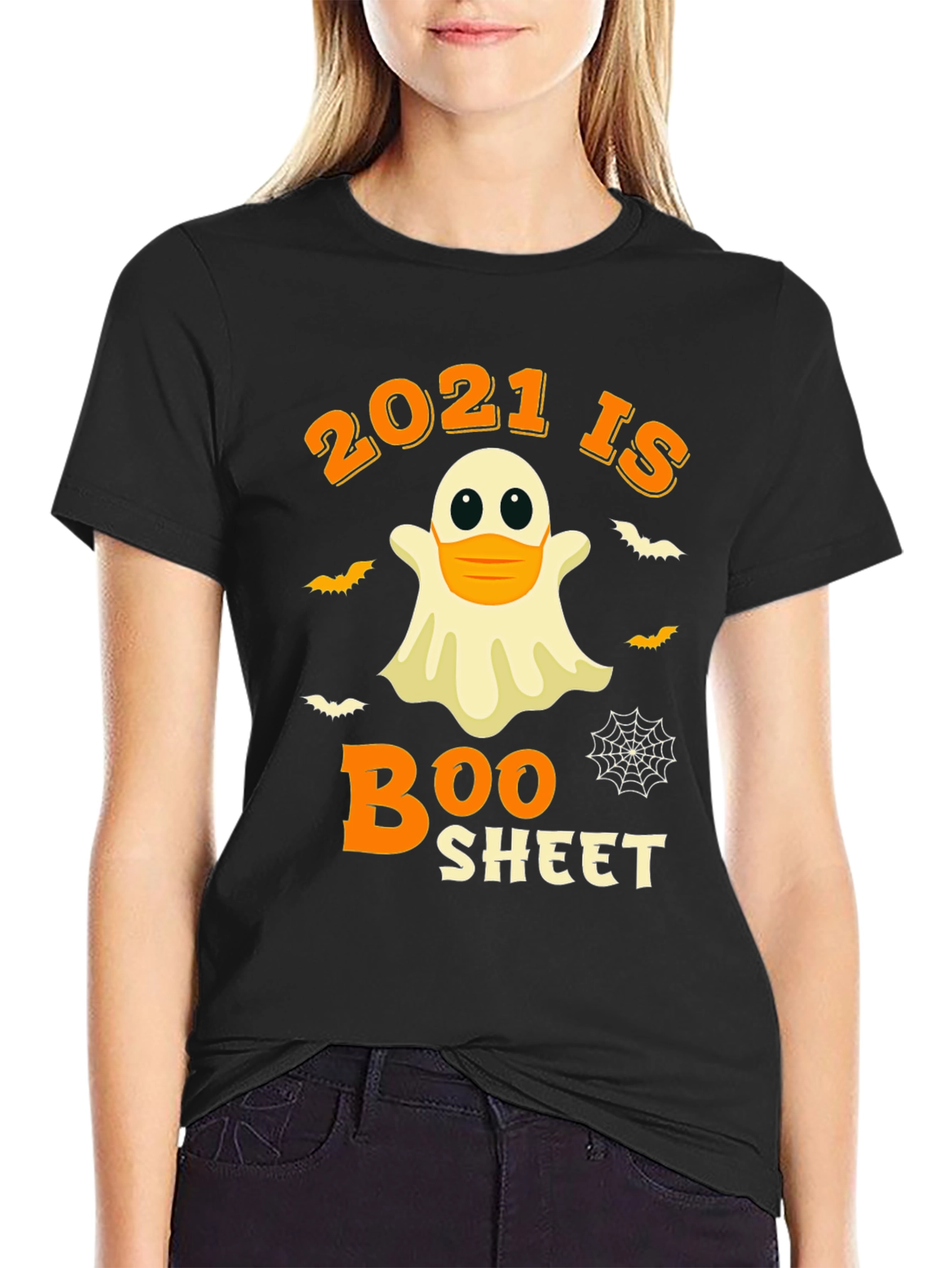2021 Boo Sheet Halloween T-Shirt