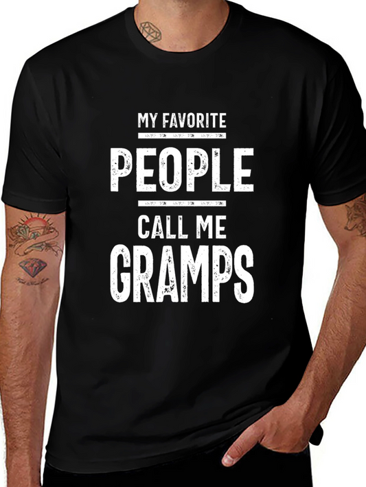 My Favorite People Call Me Gramps T-Shirt