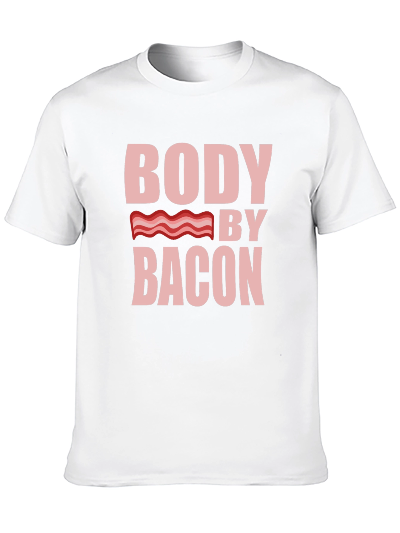 Body By Bacon T-Shirt - Novelty Foodie Tee