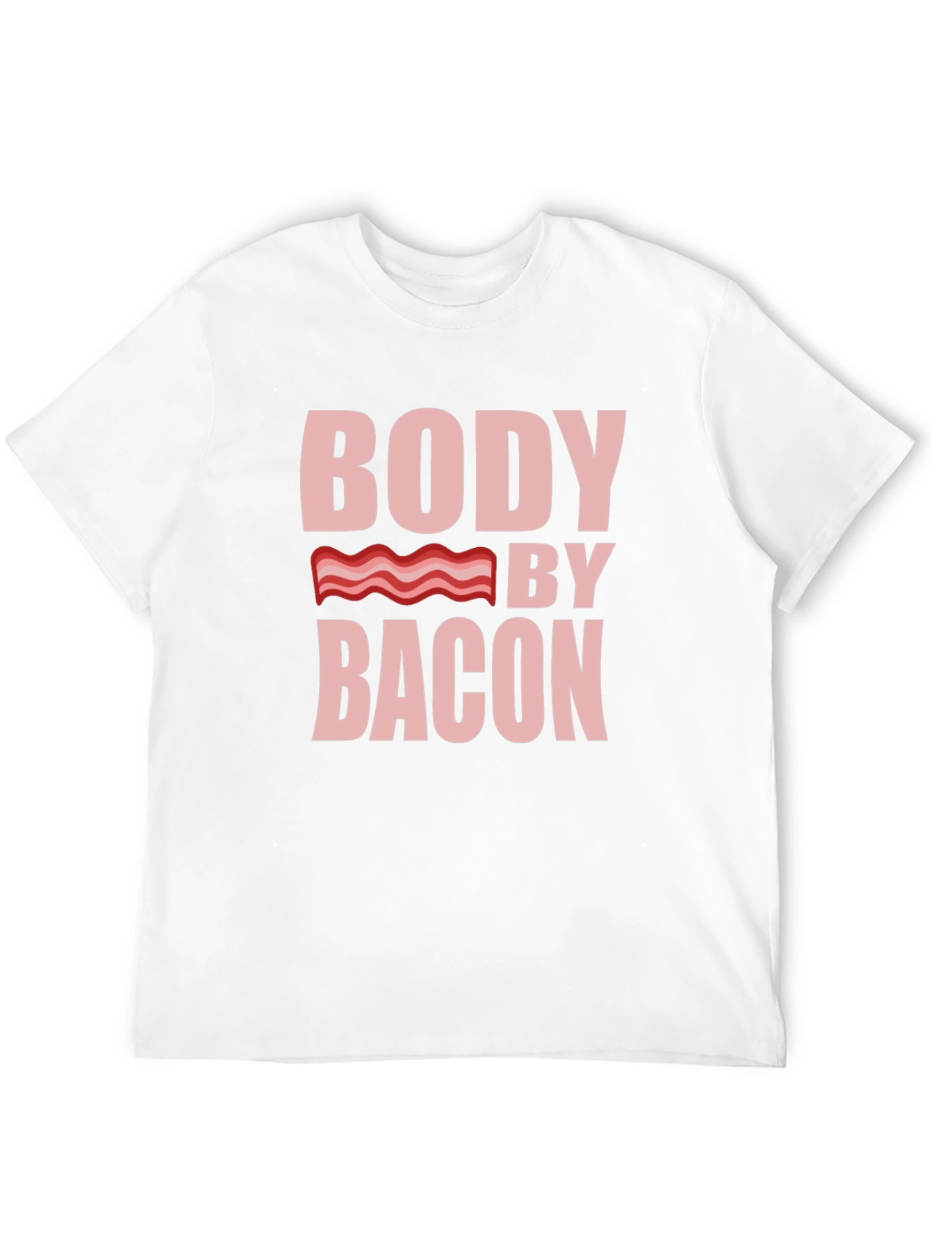 Body By Bacon T-Shirt - Novelty Foodie Tee