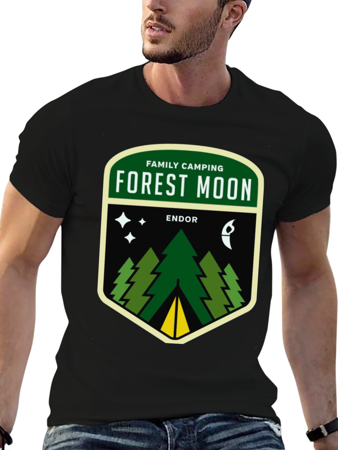 Endor Forest Moon Camping T-Shirt