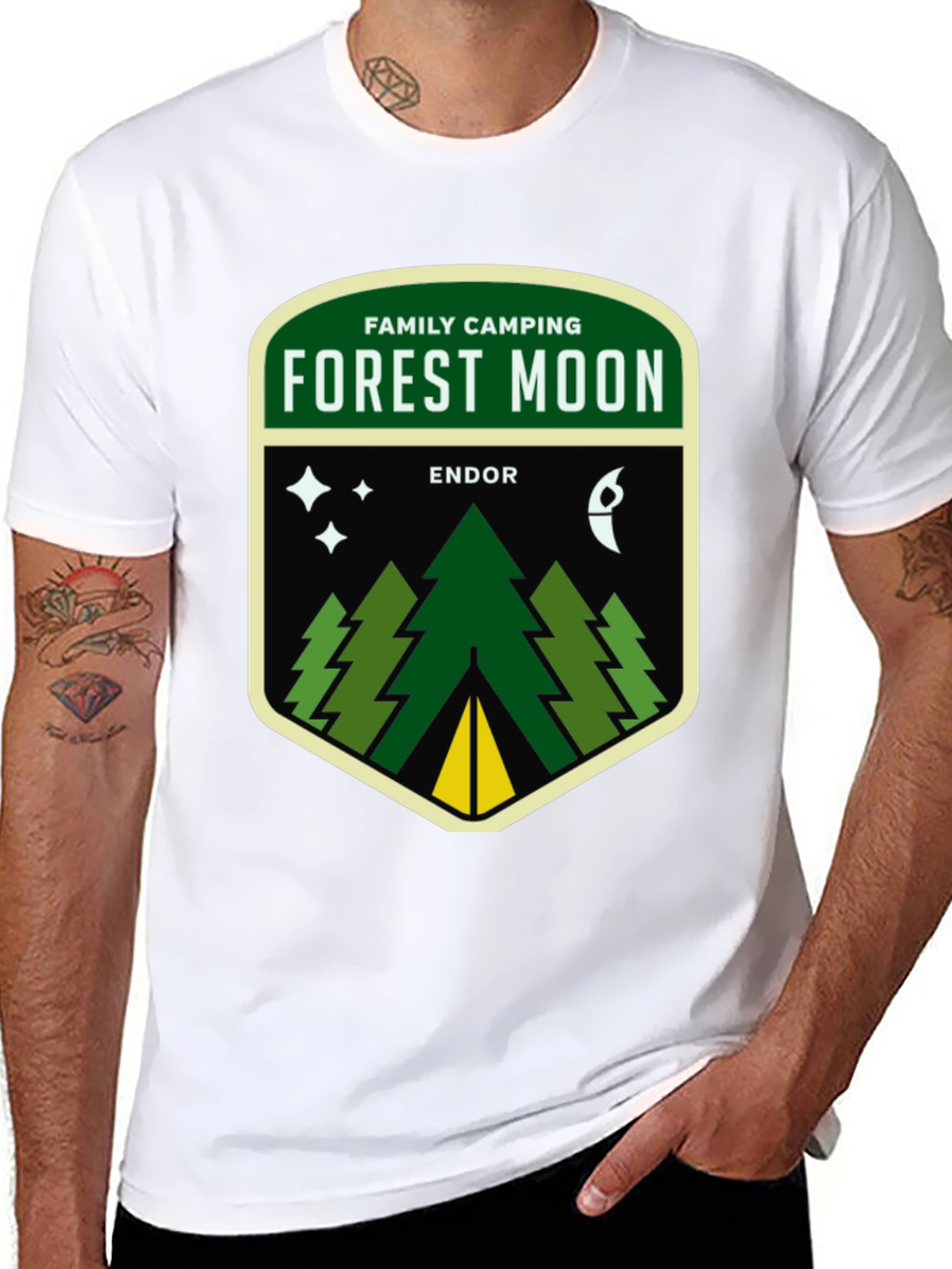 Endor Forest Moon Camping T-Shirt
