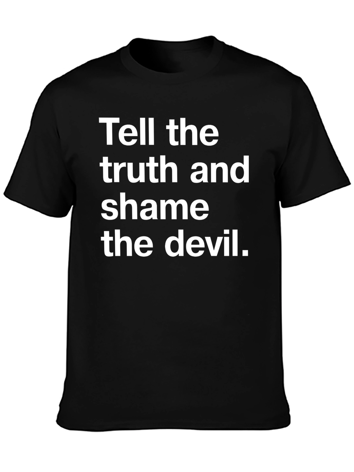 Truth and Shame Black Graphic Tee
