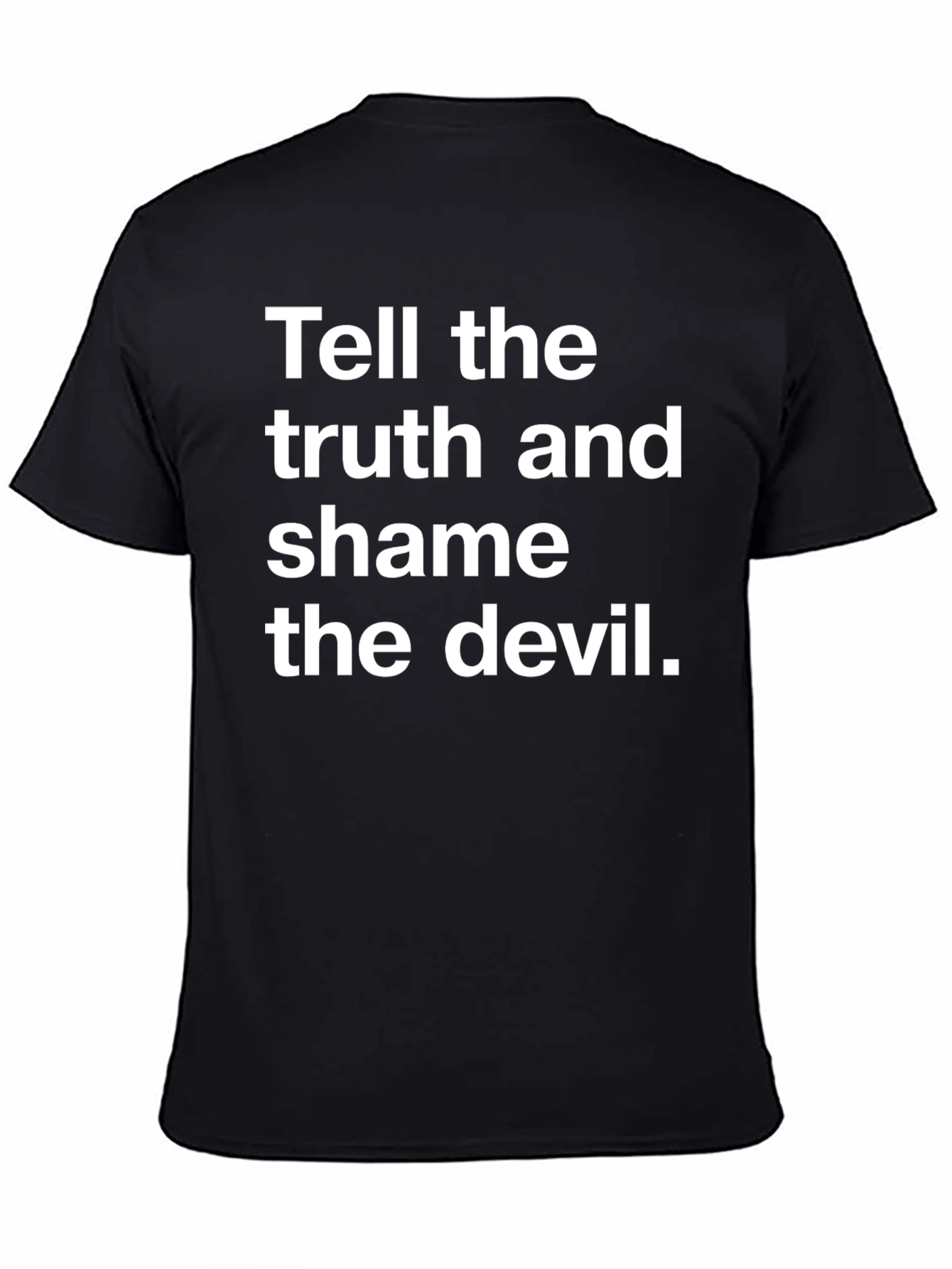 Truth and Shame Black Graphic Tee