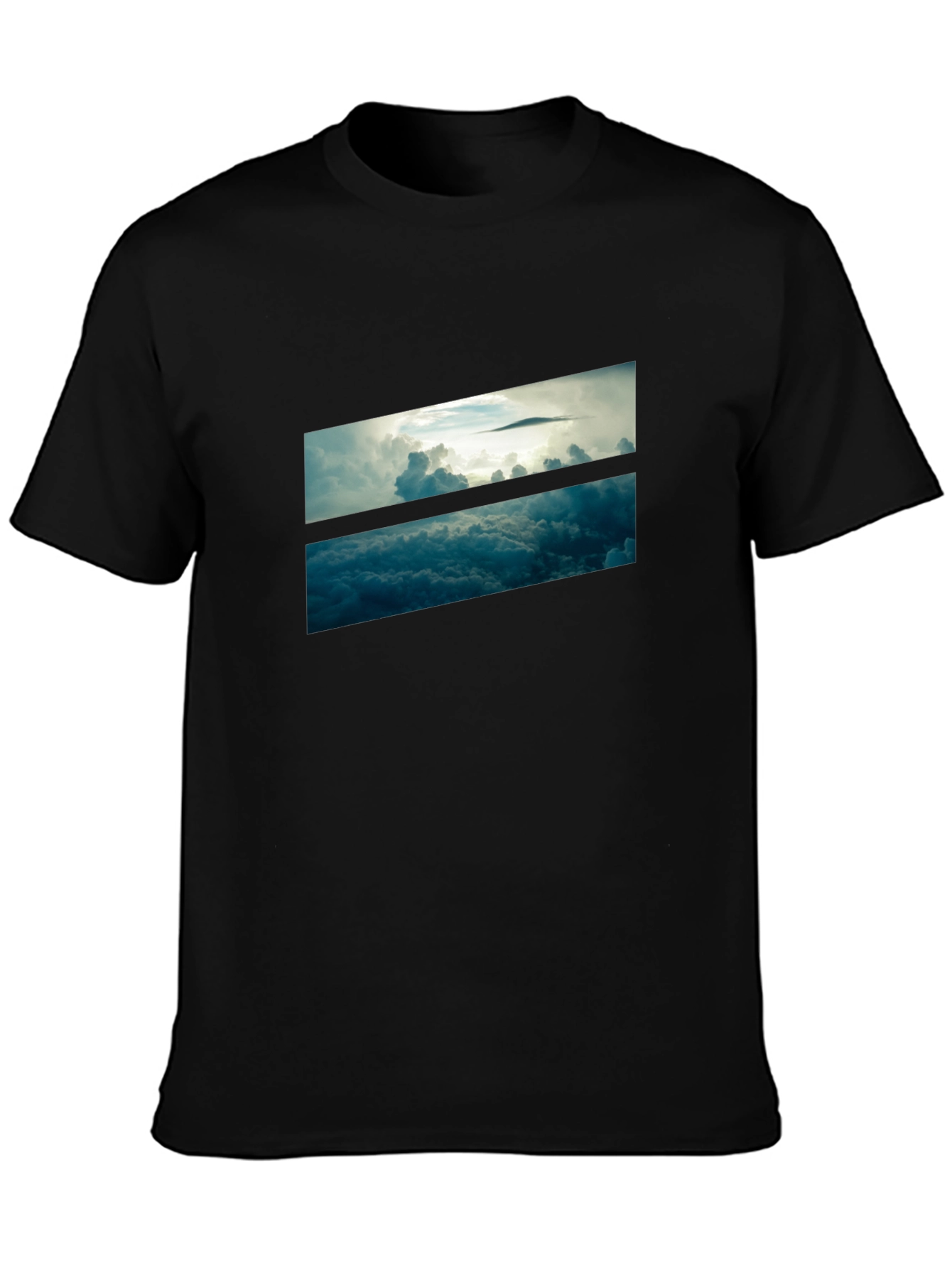 Skyline Graphic Black T-Shirt
