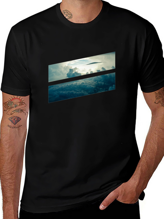 Skyline Graphic Black T-Shirt