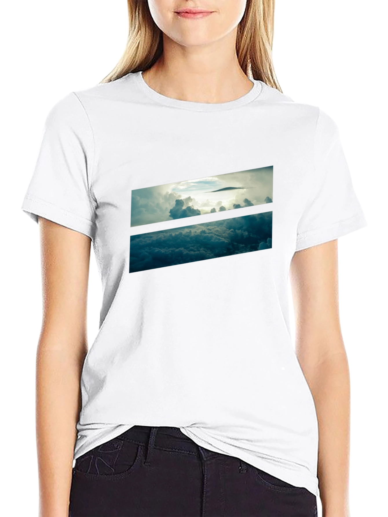 Skyline Graphic Black T-Shirt