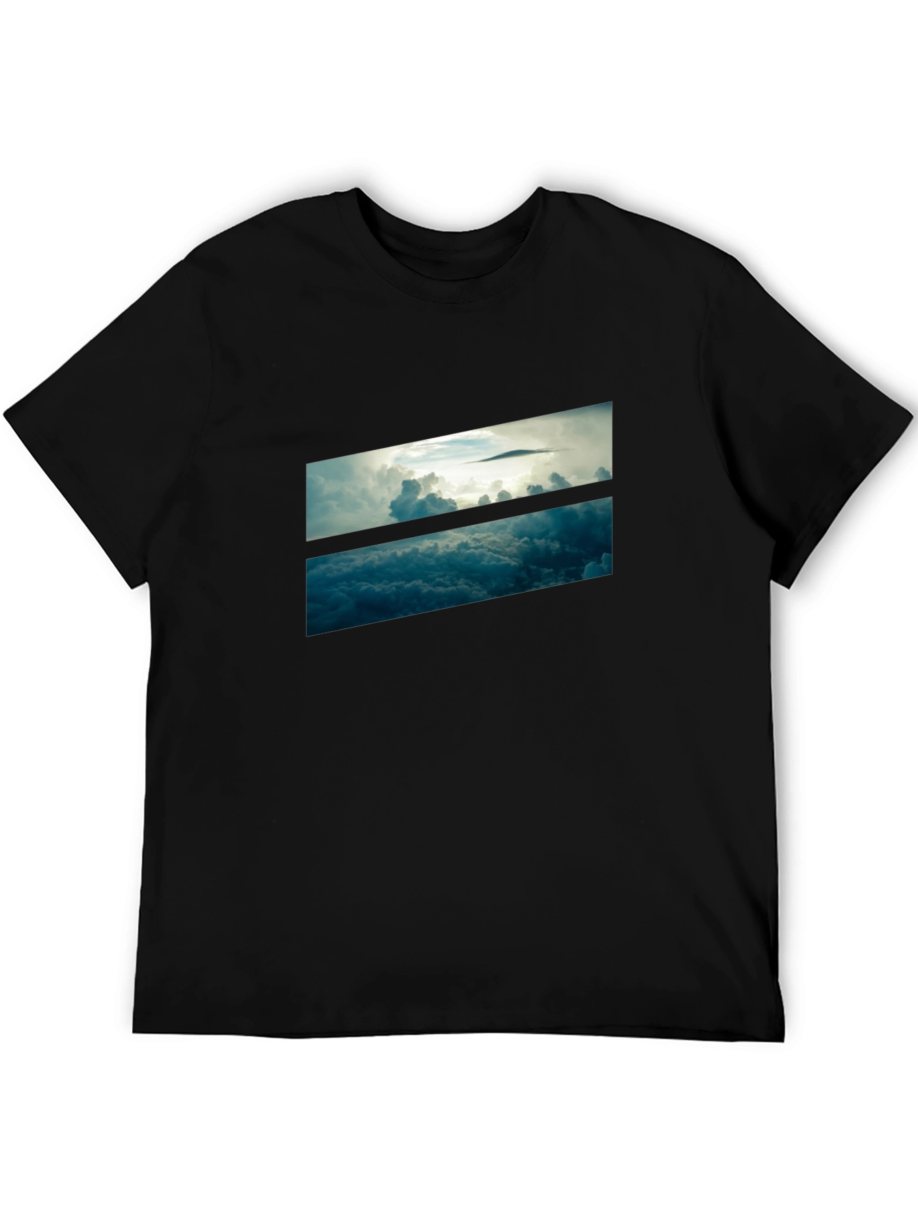 Skyline Graphic Black T-Shirt