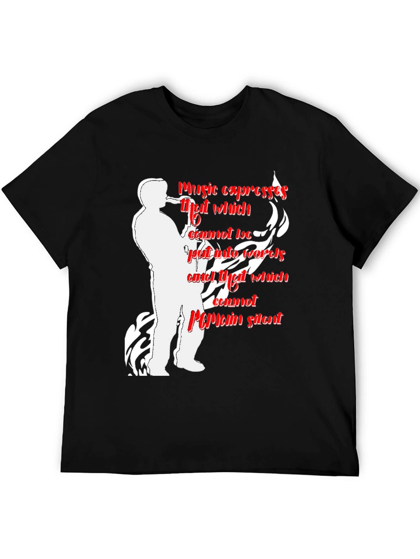 Music Expresses T-Shirt - Saxophone Player