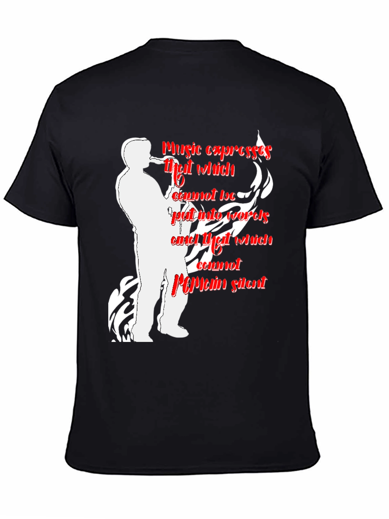 Music Expresses T-Shirt - Saxophone Player