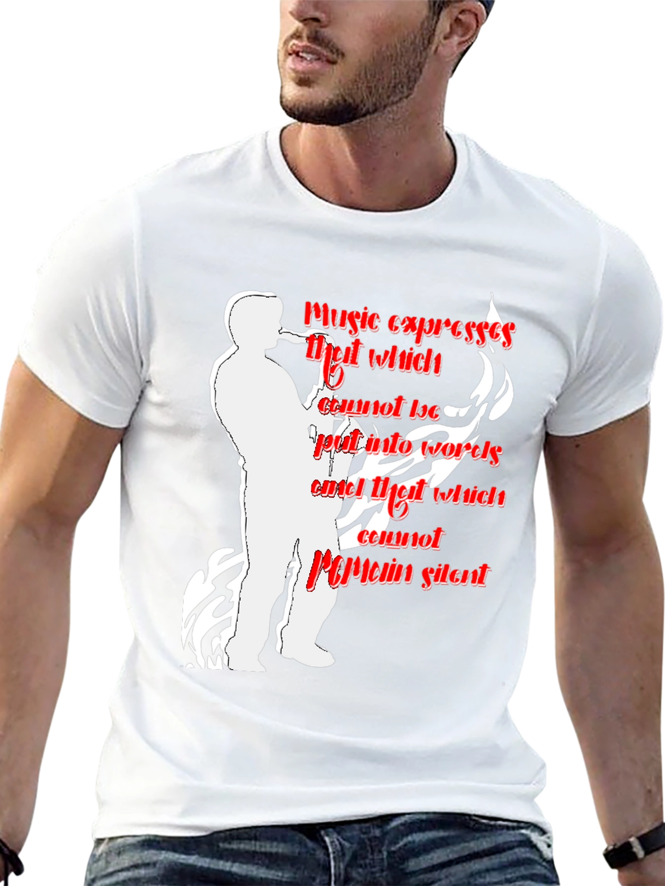 Music Expresses T-Shirt - Saxophone Player