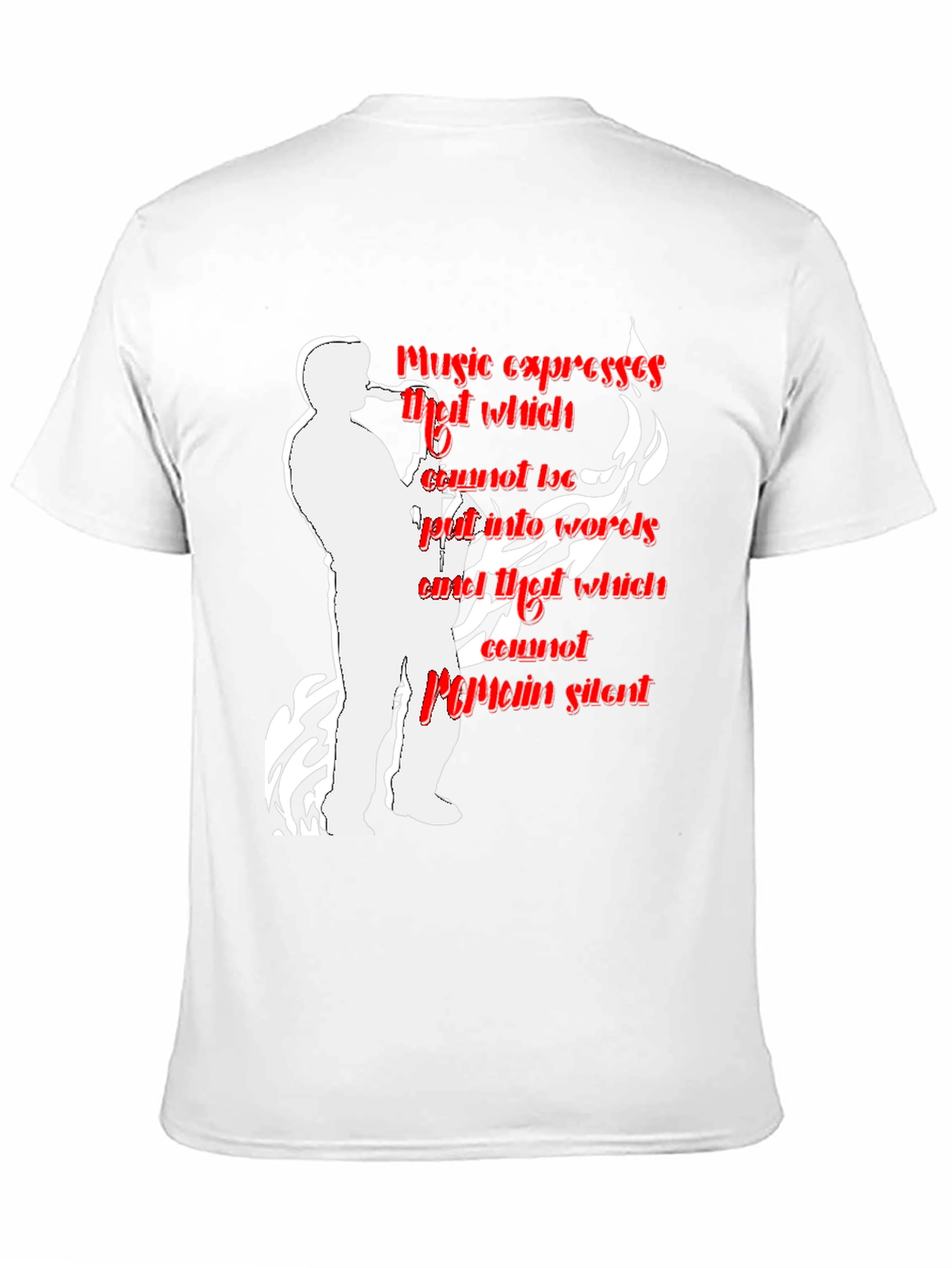 Music Expresses T-Shirt - Saxophone Player
