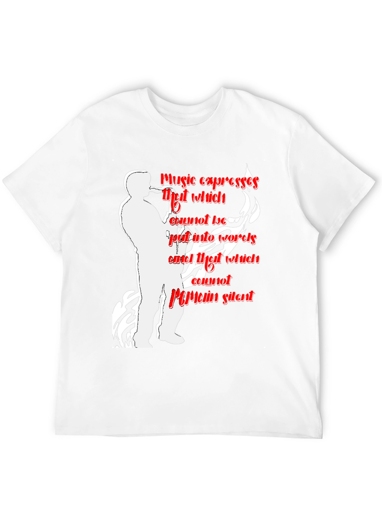 Music Expresses T-Shirt - Saxophone Player