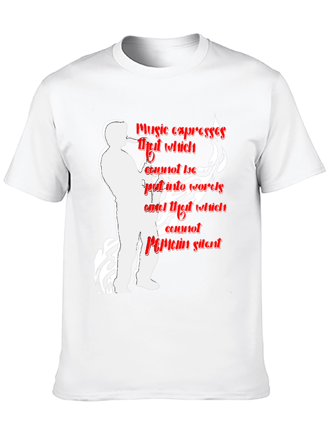 Music Expresses T-Shirt - Saxophone Player