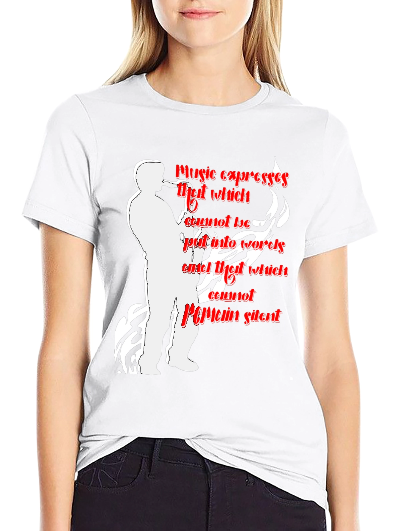 Music Expresses T-Shirt - Saxophone Player