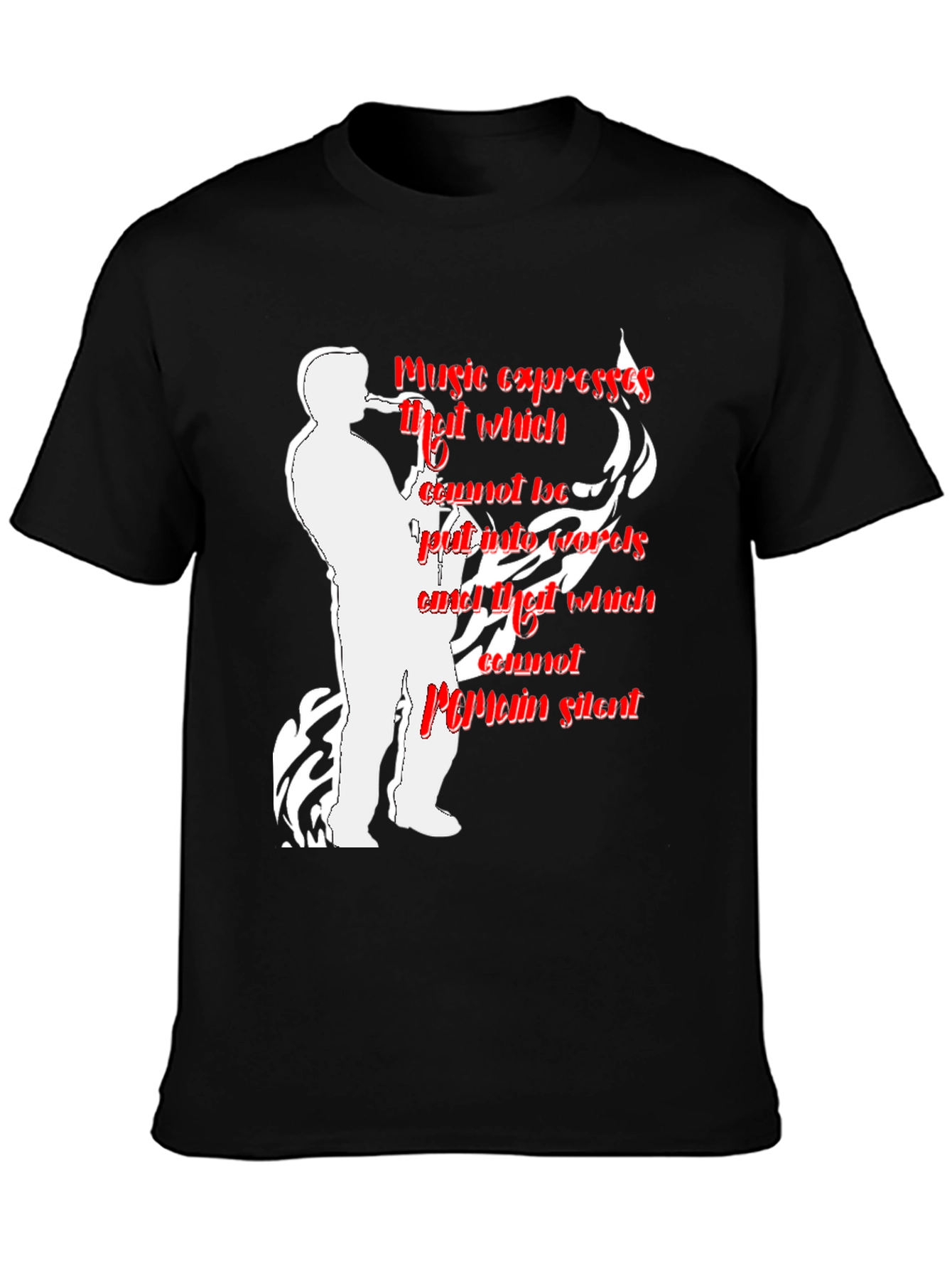 Music Expresses T-Shirt - Saxophone Player