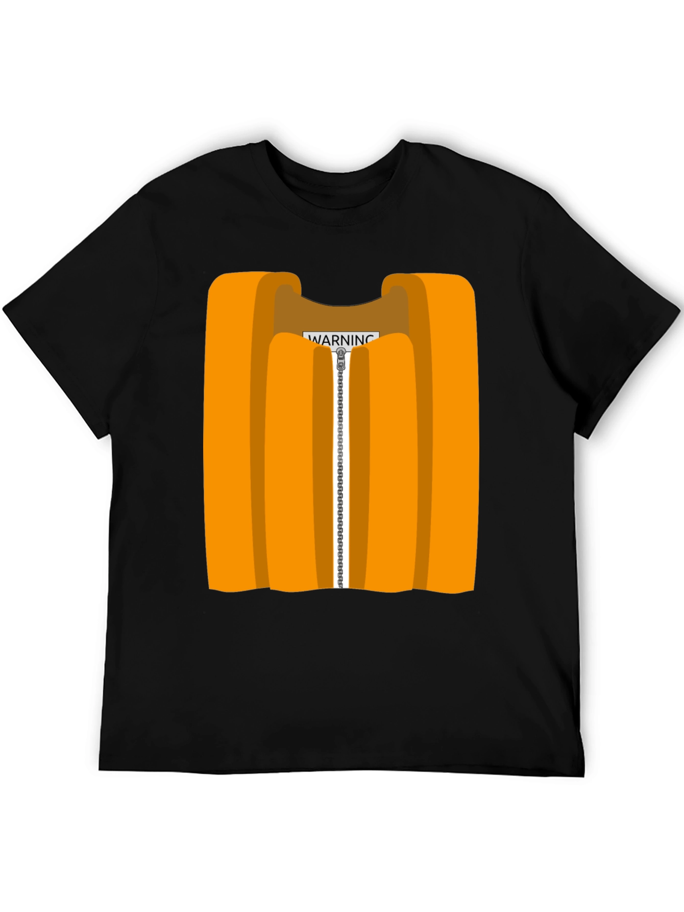 Orange Vest Graphic Novelty T-Shirt