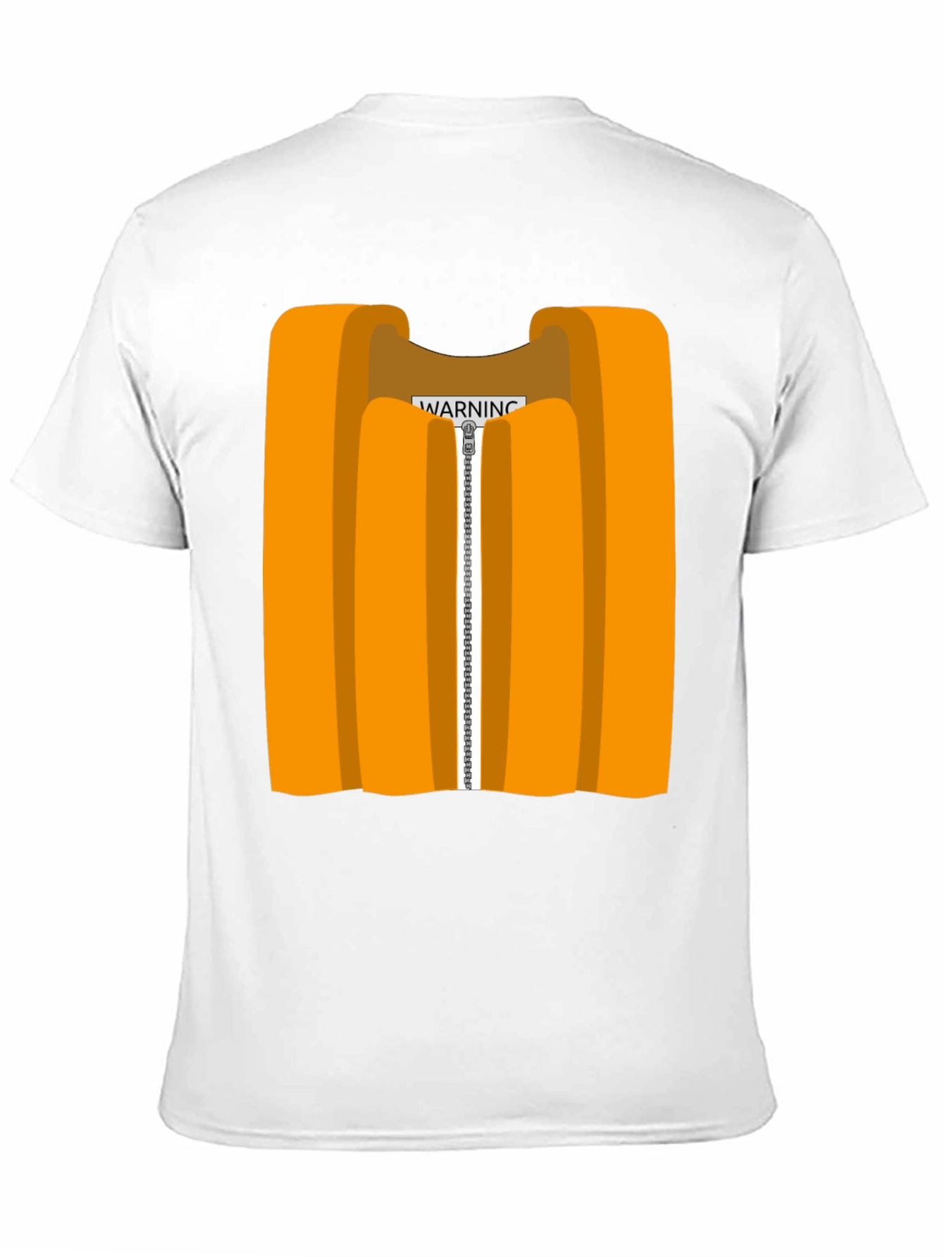 Orange Vest Graphic Novelty T-Shirt