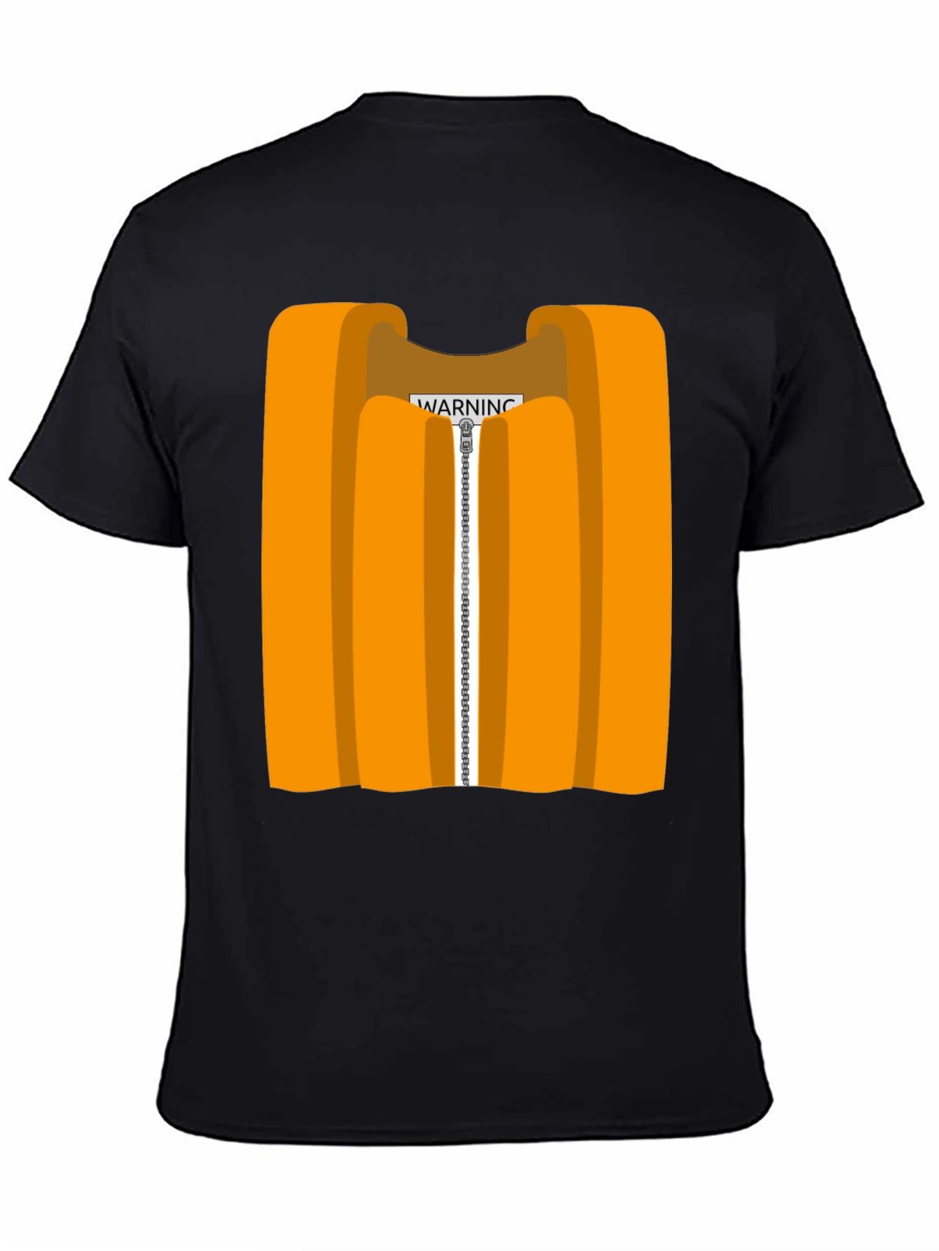 Orange Vest Graphic Novelty T-Shirt