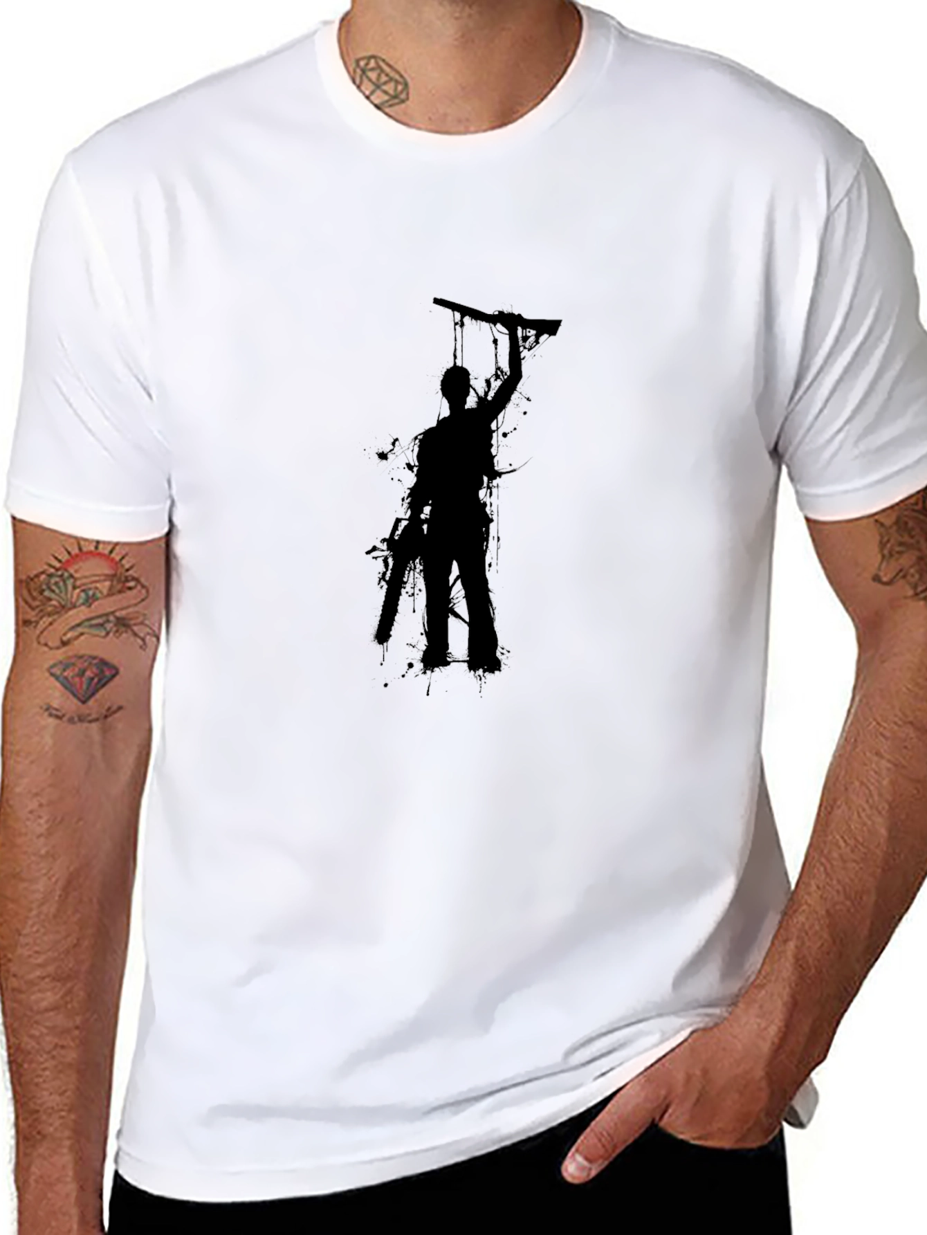 Silhouette Graphic Tee - Evil Dead Inspired