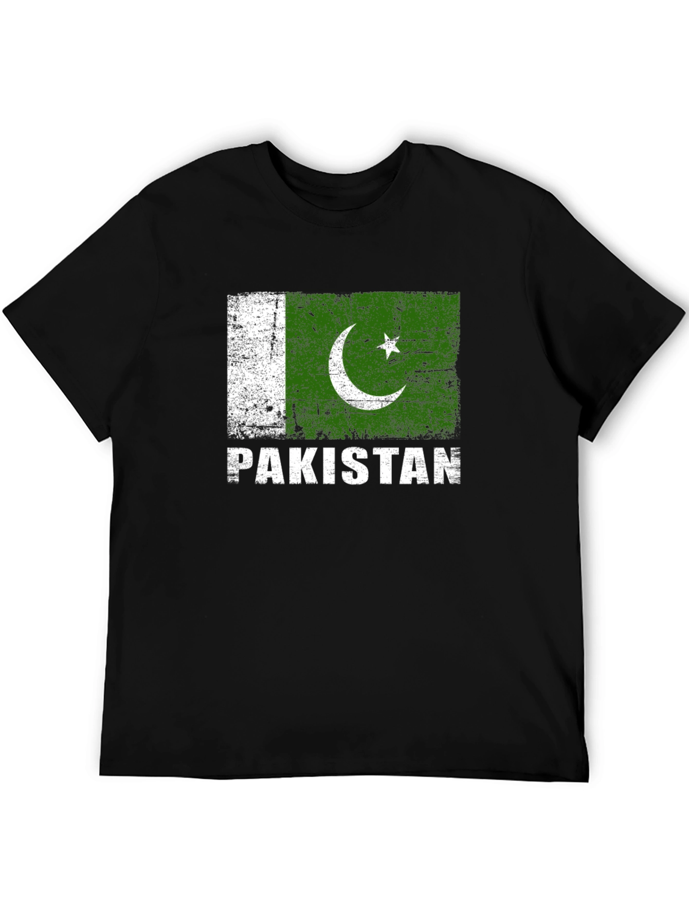 Pakistan Flag T-Shirt - Distressed Graphic Tee
