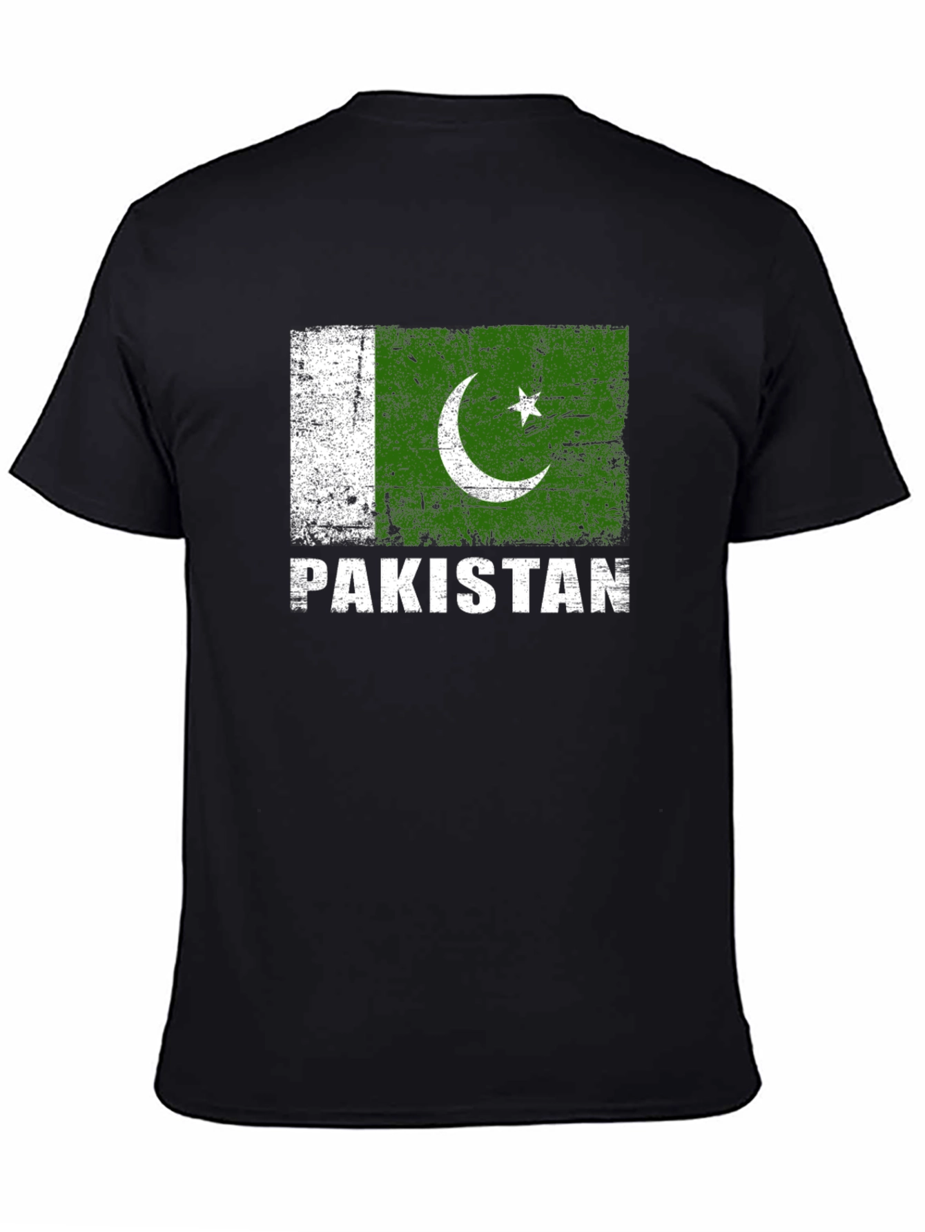 Pakistan Flag T-Shirt - Distressed Graphic Tee
