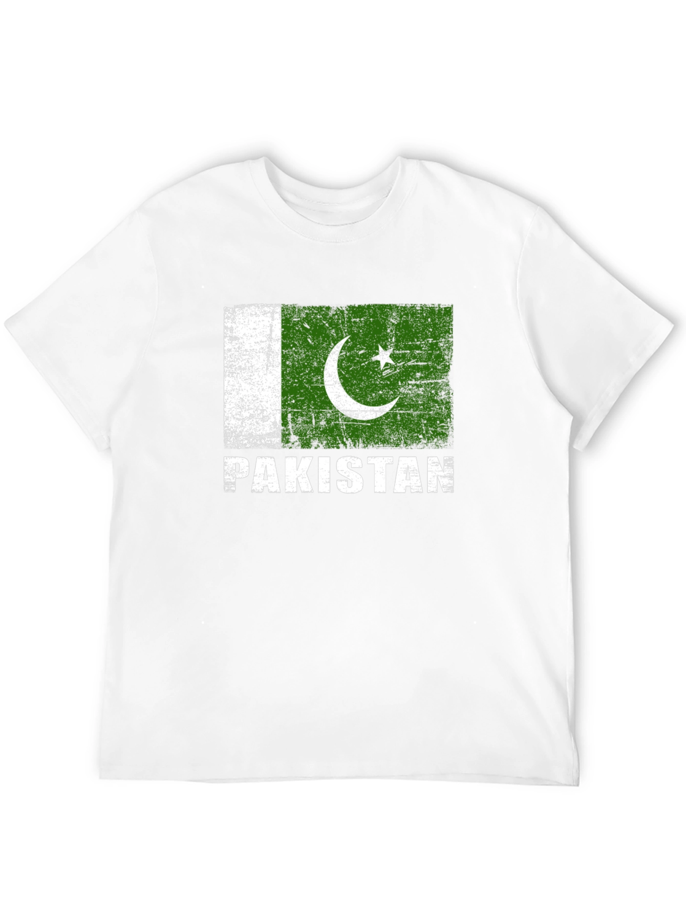 Pakistan Flag T-Shirt - Distressed Graphic Tee
