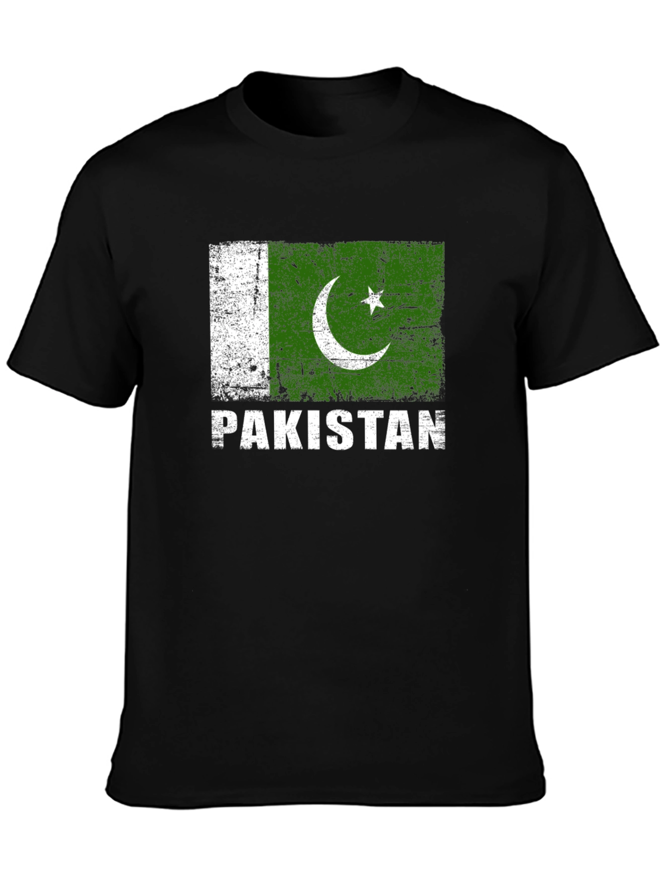 Pakistan Flag T-Shirt - Distressed Graphic Tee
