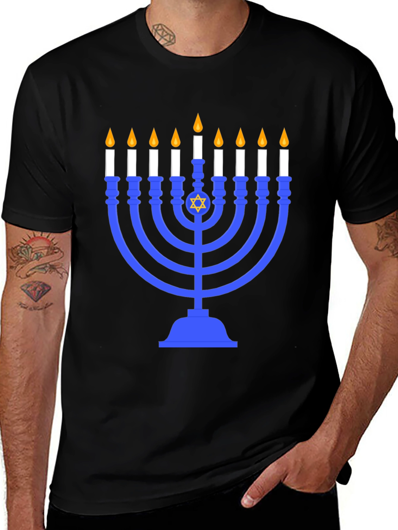 Hanukkah Menorah T-Shirt