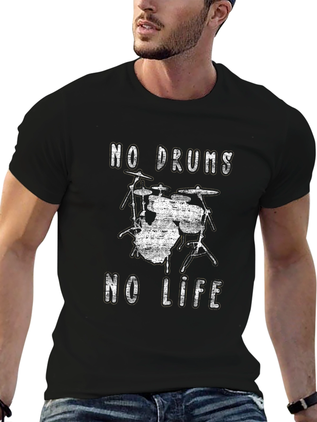 No Drums No Life Graphic Tee