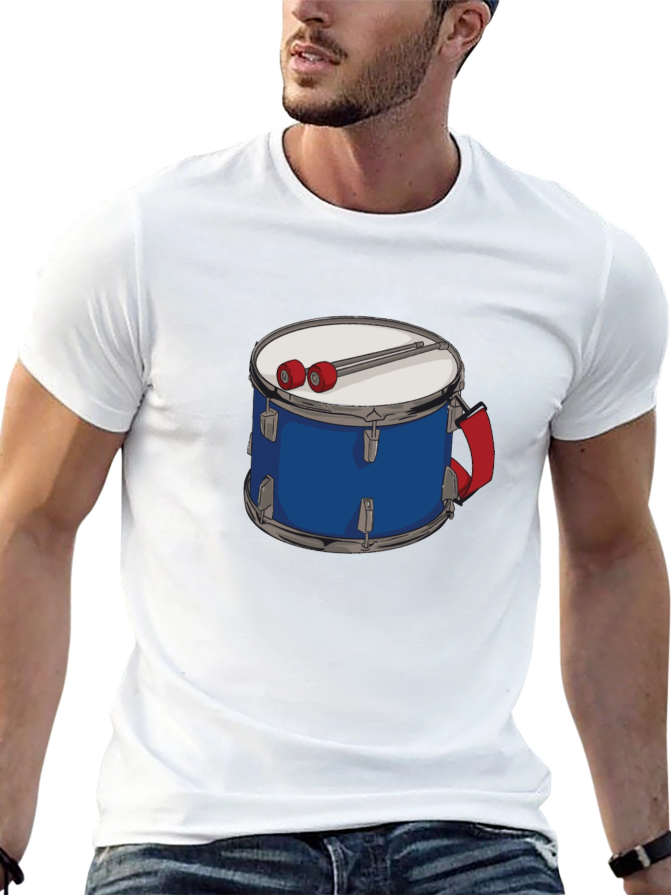 Drum Kit T-Shirt - Music Lover Tee