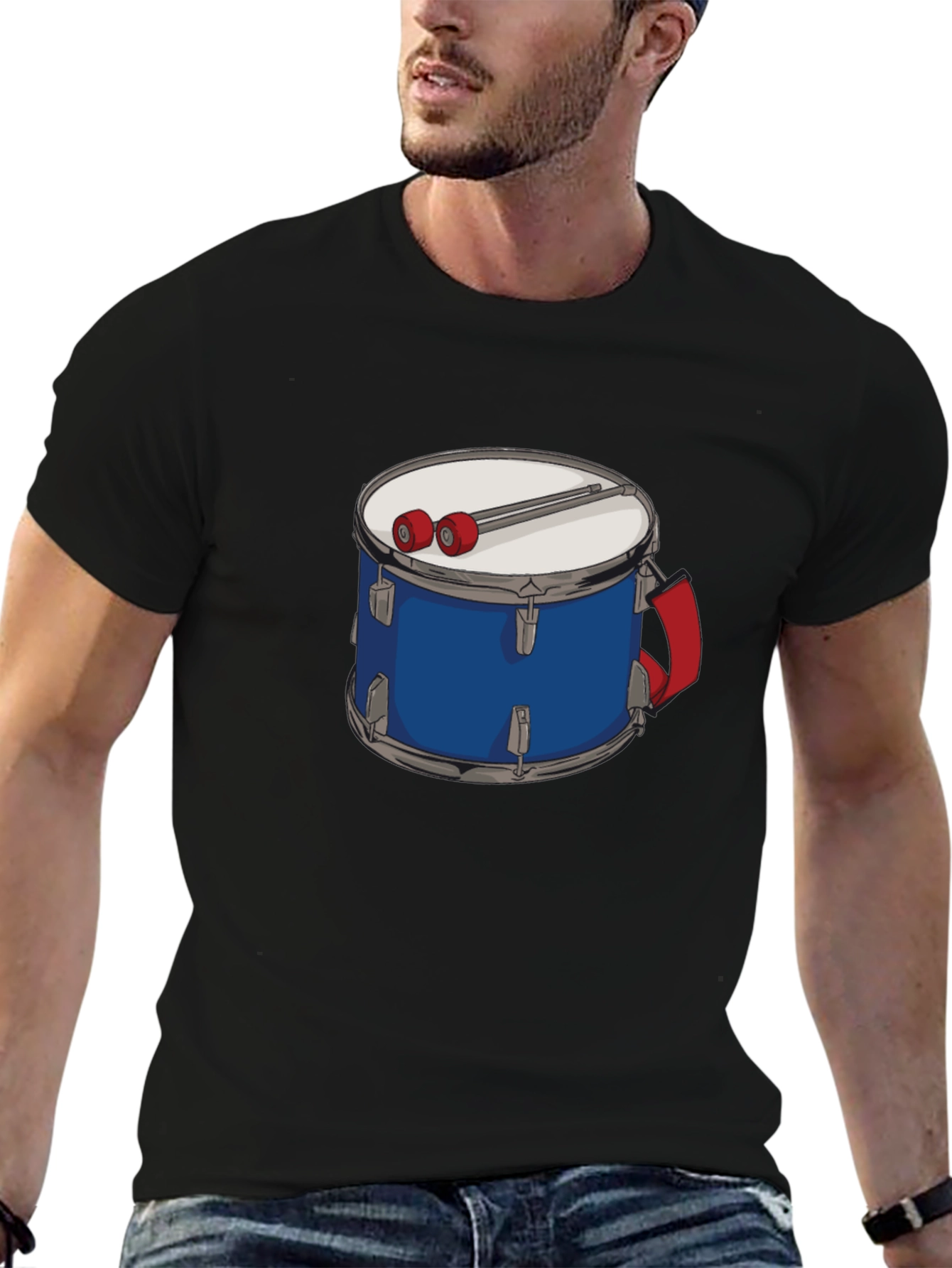 Drum Kit T-Shirt - Music Lover Tee