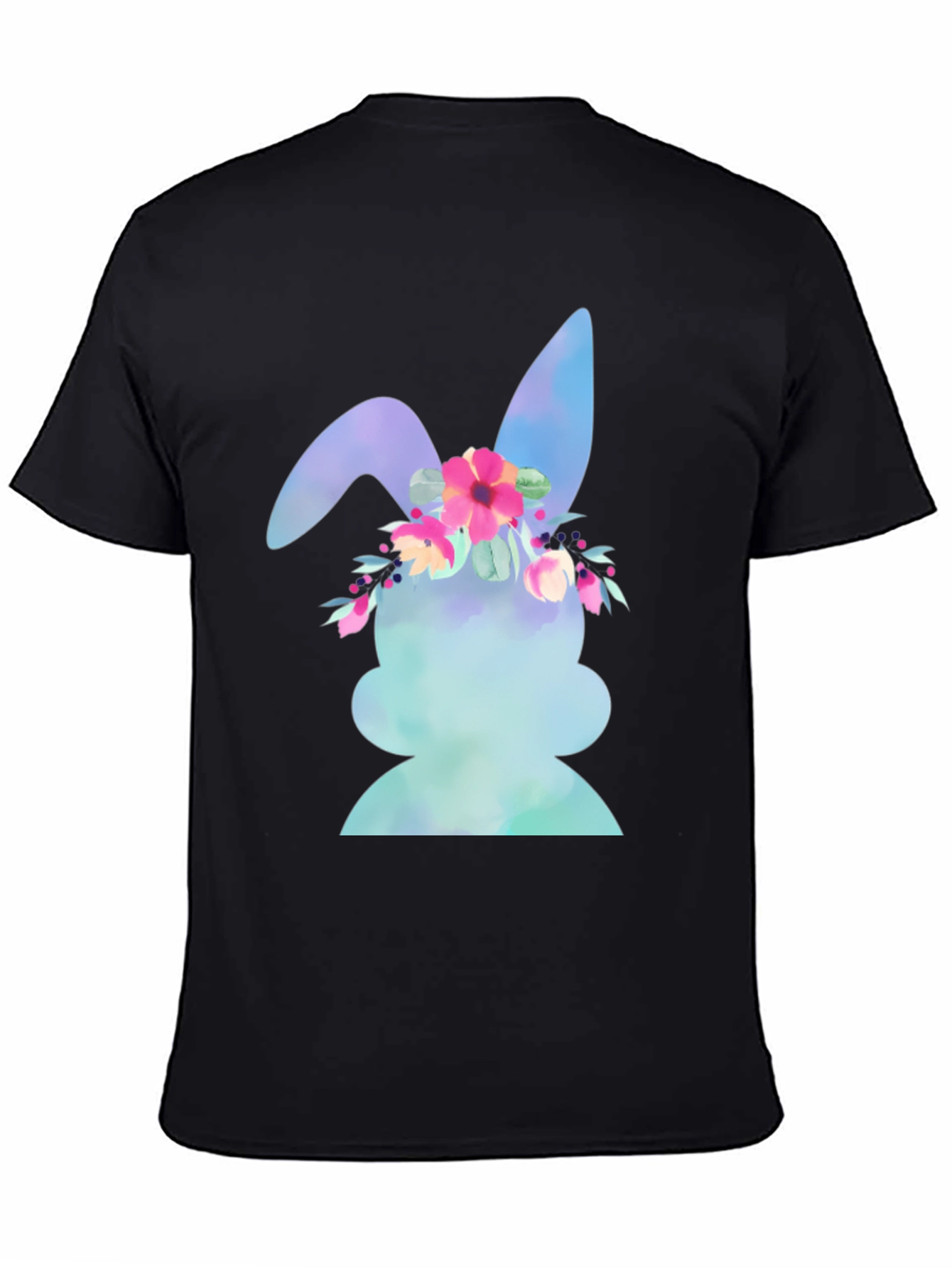 Floral Bunny Graphic Tee - Easter Ready!