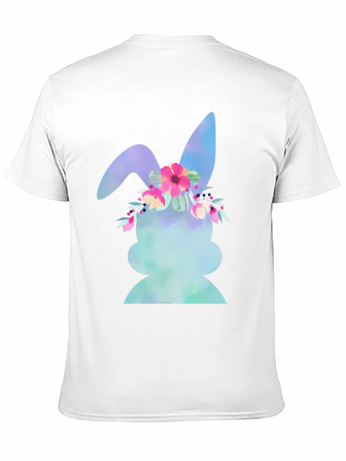 Floral Bunny Graphic Tee - Easter Ready!