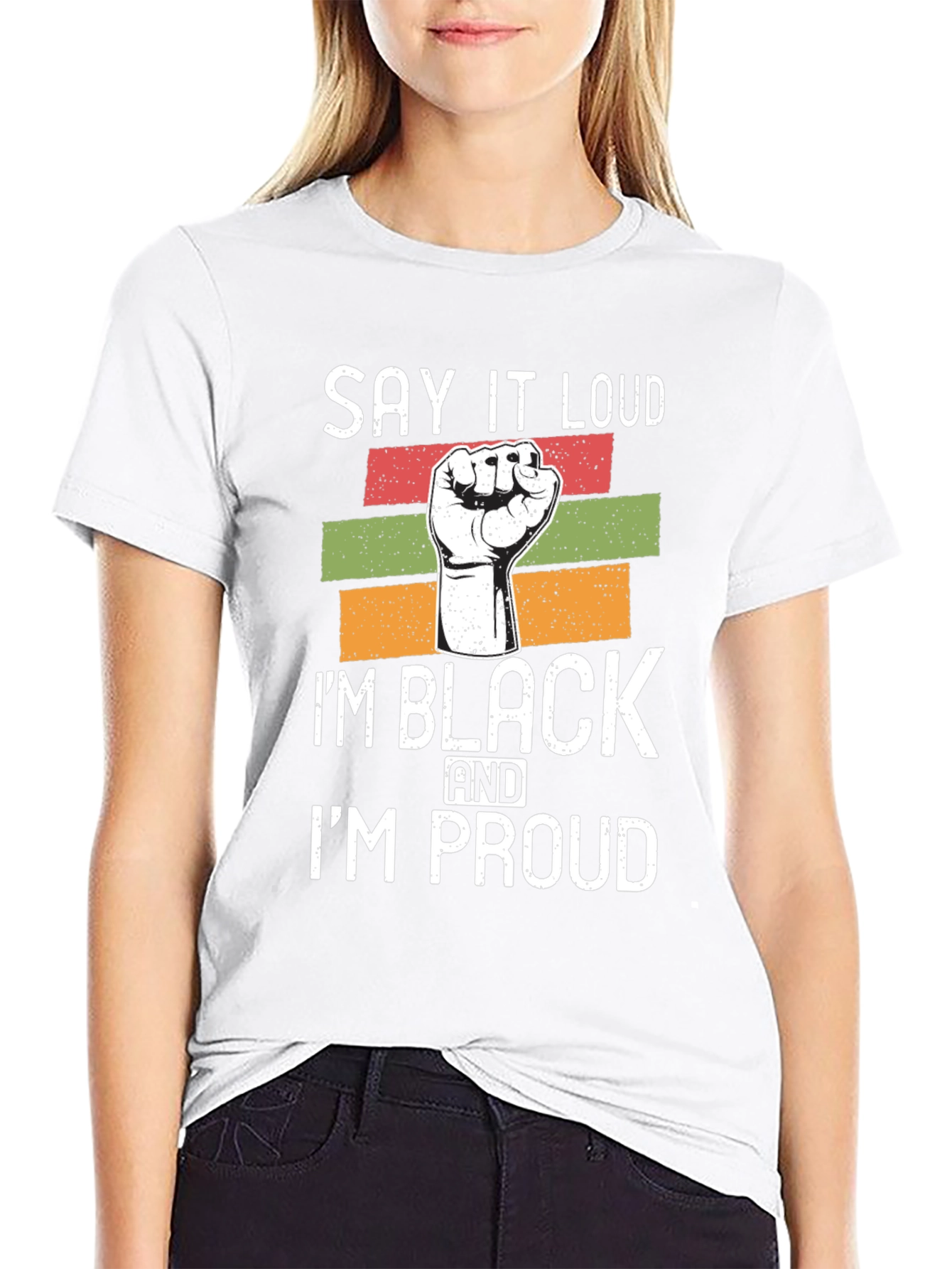Black Pride Graphic T-Shirt - Say It Loud