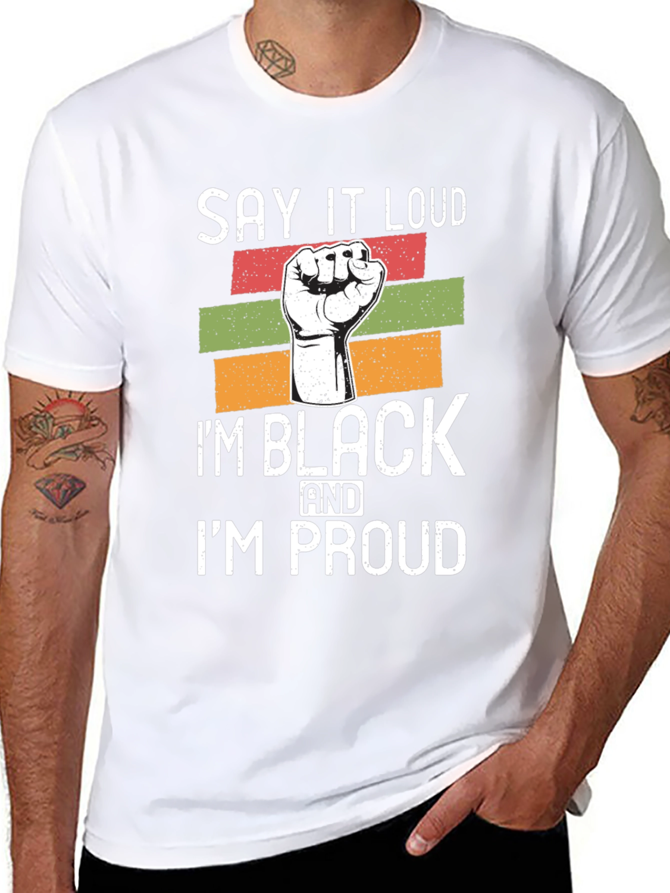 Black Pride Graphic T-Shirt - Say It Loud