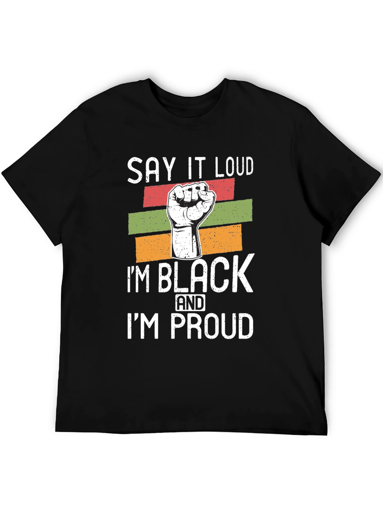 Black Pride Graphic T-Shirt - Say It Loud