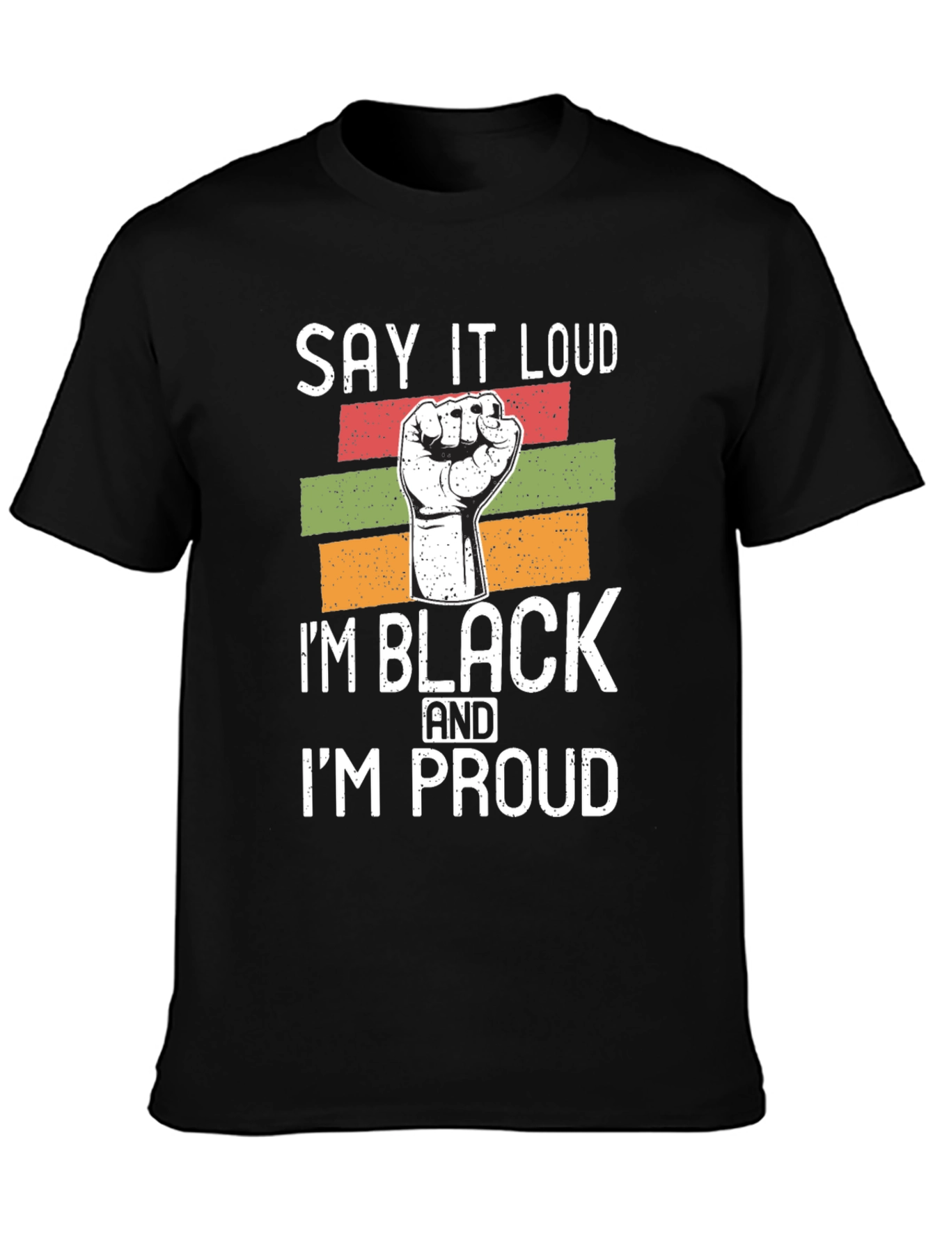 Black Pride Graphic T-Shirt - Say It Loud