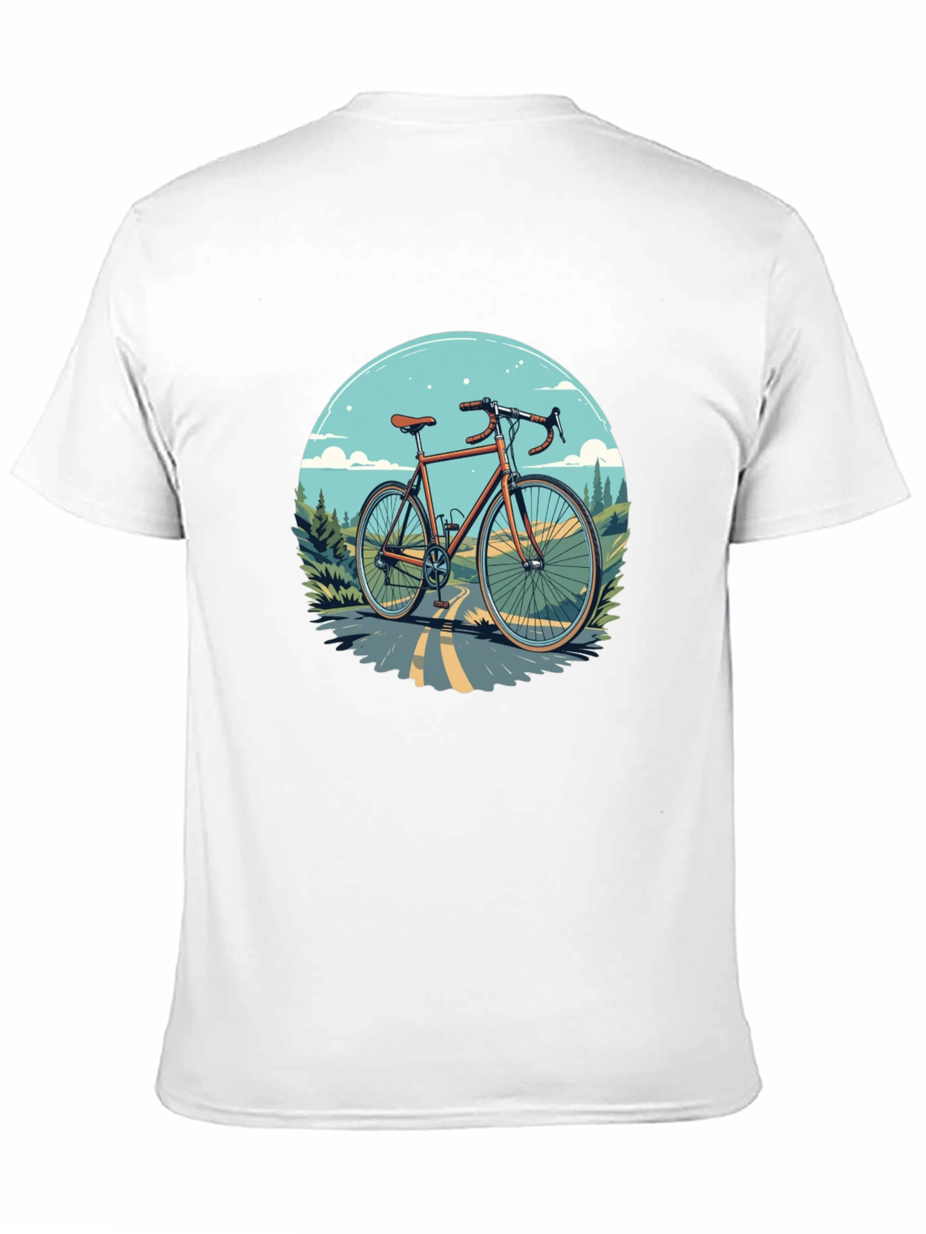 Cycling T-Shirt - Graphic Bike Design
