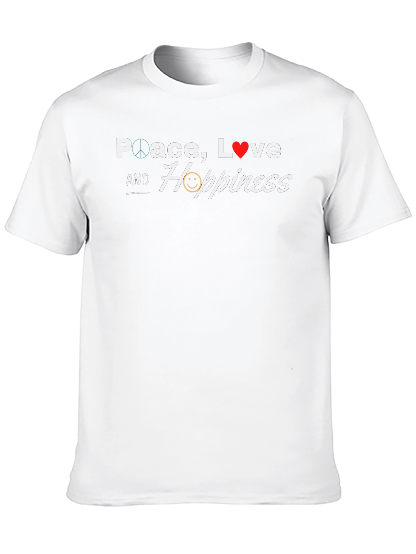 Peace Love & Happiness Graphic Tee